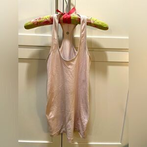 Lululemon Womens Light Pink Active Fitness Racerback Sleeveless Tank Sz 2
